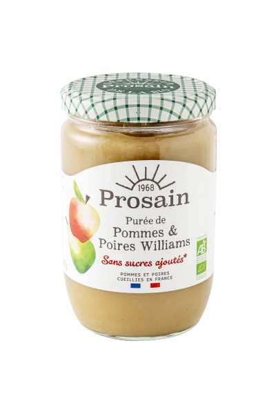 Prosain -- Purée de pommes & poires williams bio - 620 g