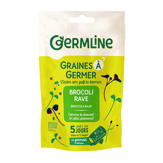 Germline -- Graines à germer brocoli rave bio (origine Italie) - 150 g