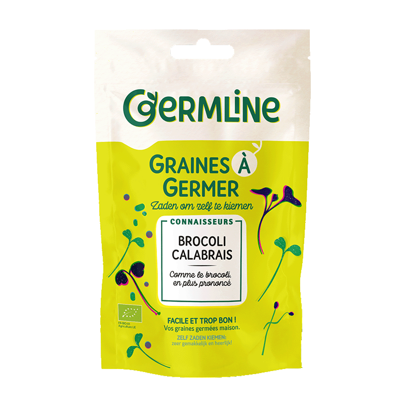 Germline -- Graines à germer brocoli calabrais bio (origine Italie) - 100 g