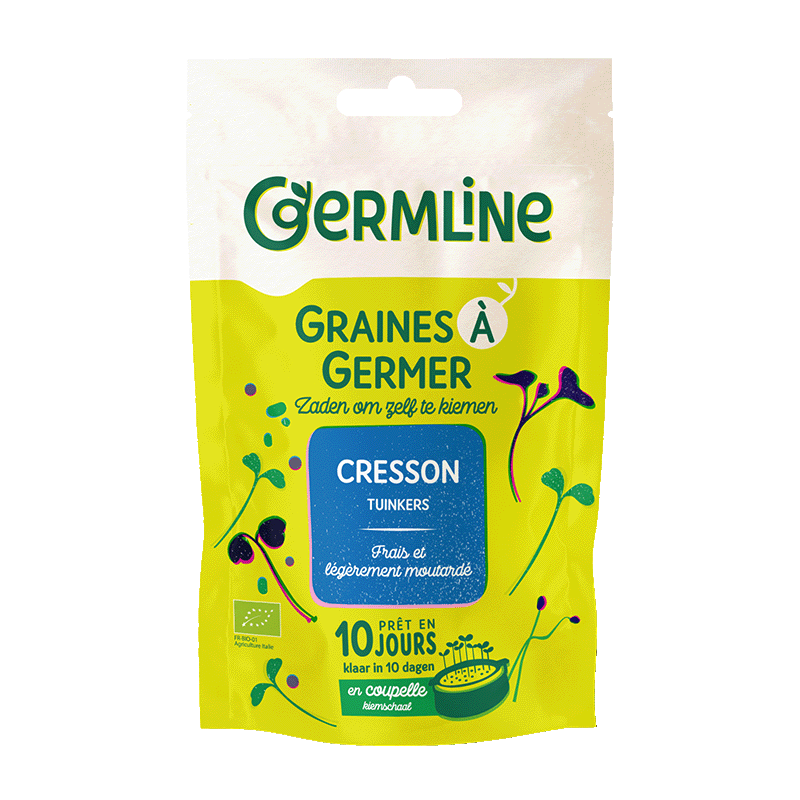 Germline -- Graines à germer cresson bio (origine Italie) - 100 g