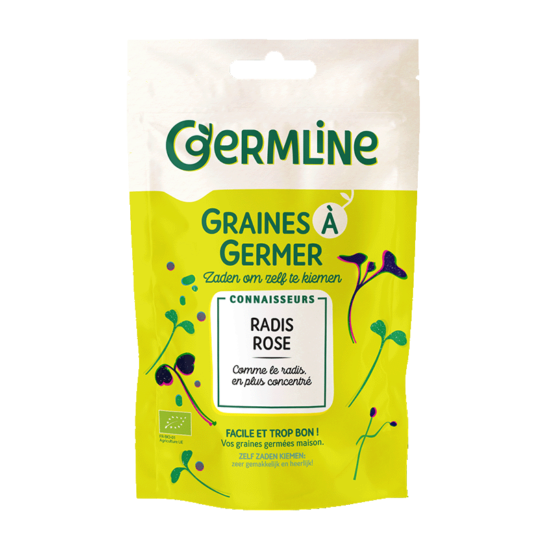 Germline -- Graines à germer radis rose bio (origine Italie) - 100 g