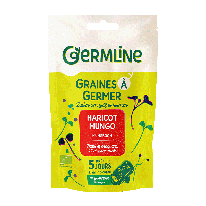 Germline -- Graines à germer haricot mungo bio (origine Chine) - 200 g