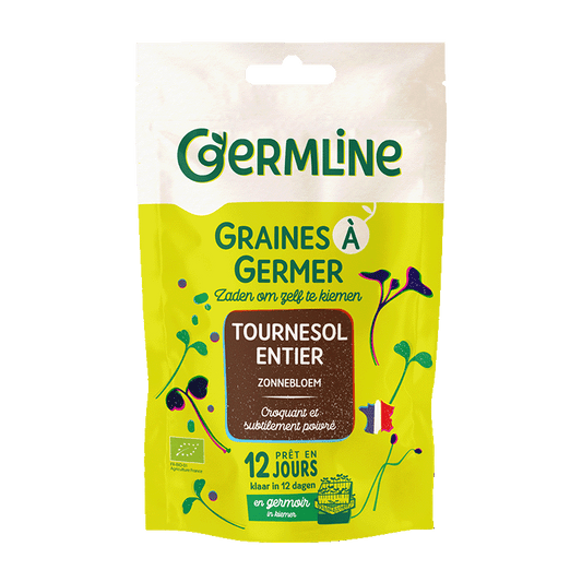 Germline -- Graines à germer tournesol entier bio (origine France) - 100 g