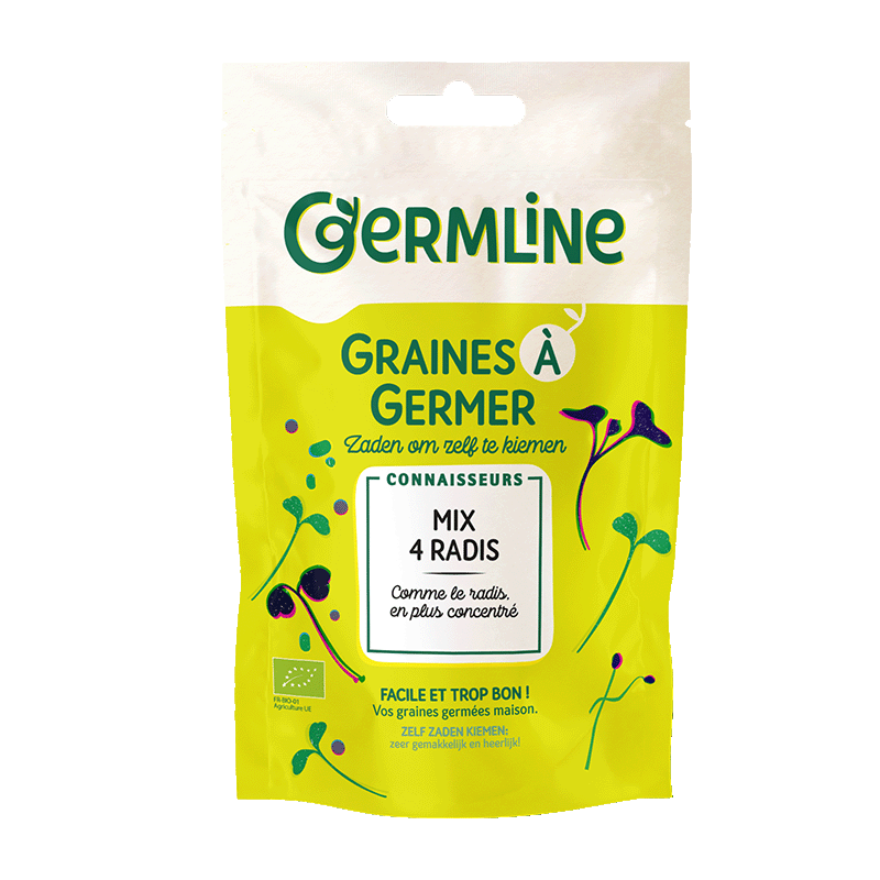 Germline -- Graines à germer mix 4 radis bio (origine Italie) - 100 g