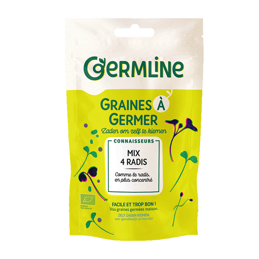 Germline -- Graines à germer mix 4 radis bio (origine Italie) - 100 g