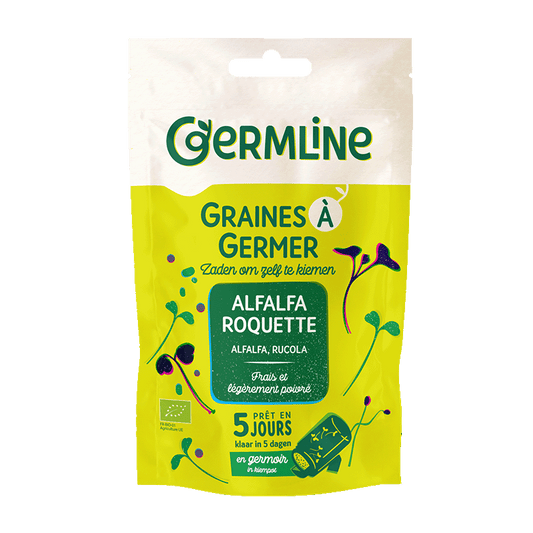 Germline -- Graines à germer alfalfa - roquette bio (origine France) - 150 g