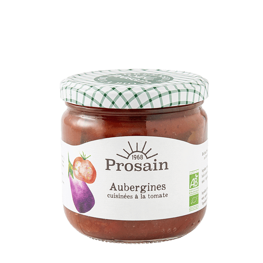 Prosain -- Aubergines cuisinées à la tomate bio - 345 g