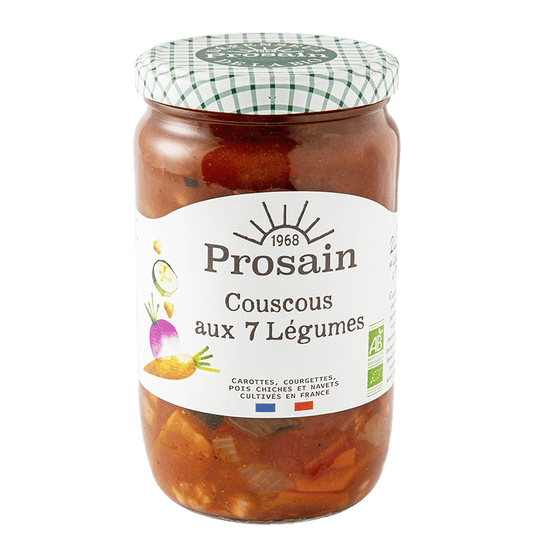 Prosain -- Couscous 7 légumes bio (préparation sans semoule) - 680 g