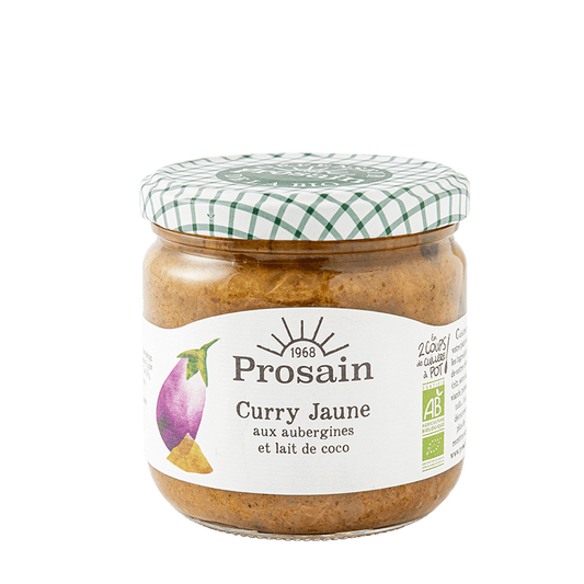 Prosain -- Curry jaune aux aubergines bio - 345 g