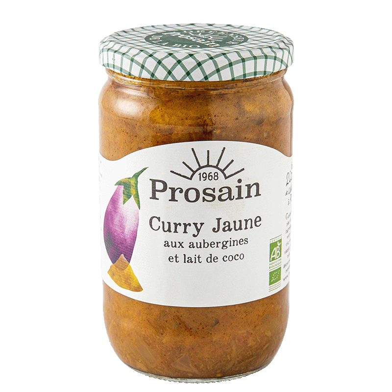 Prosain -- Curry jaune aux aubergines bio - 650 g