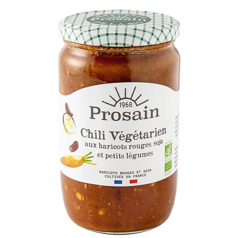 Prosain -- Chili végétarien au soja et petits légumes bio - 670 g