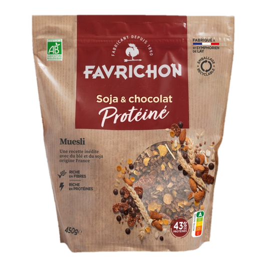 Favrichon -- Muesli protéiné soja & chocolat - 450 g