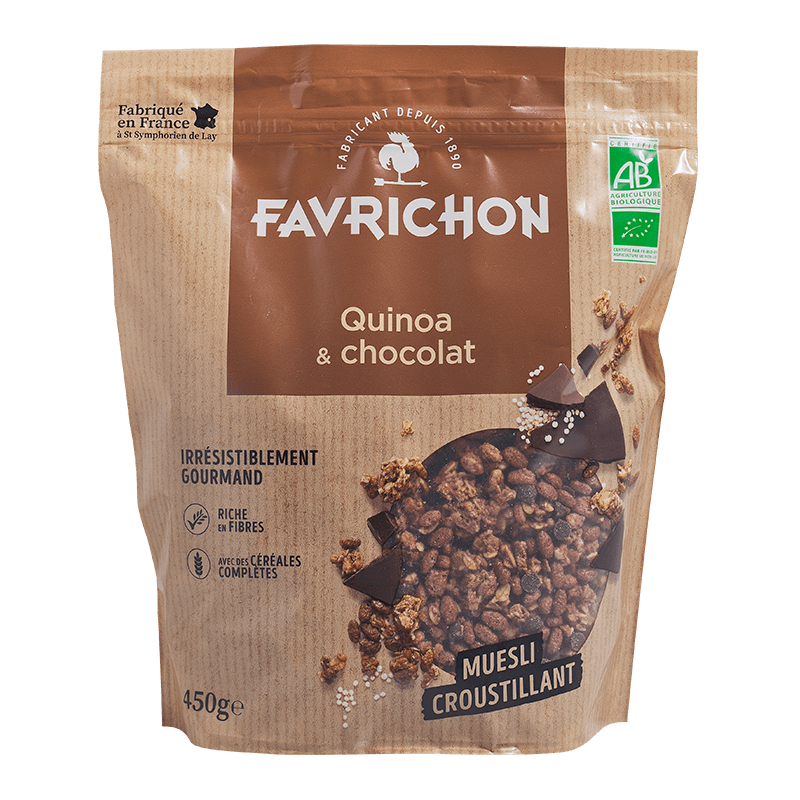 Muesli Croustillant Quinoa & Chocolat - 450 g